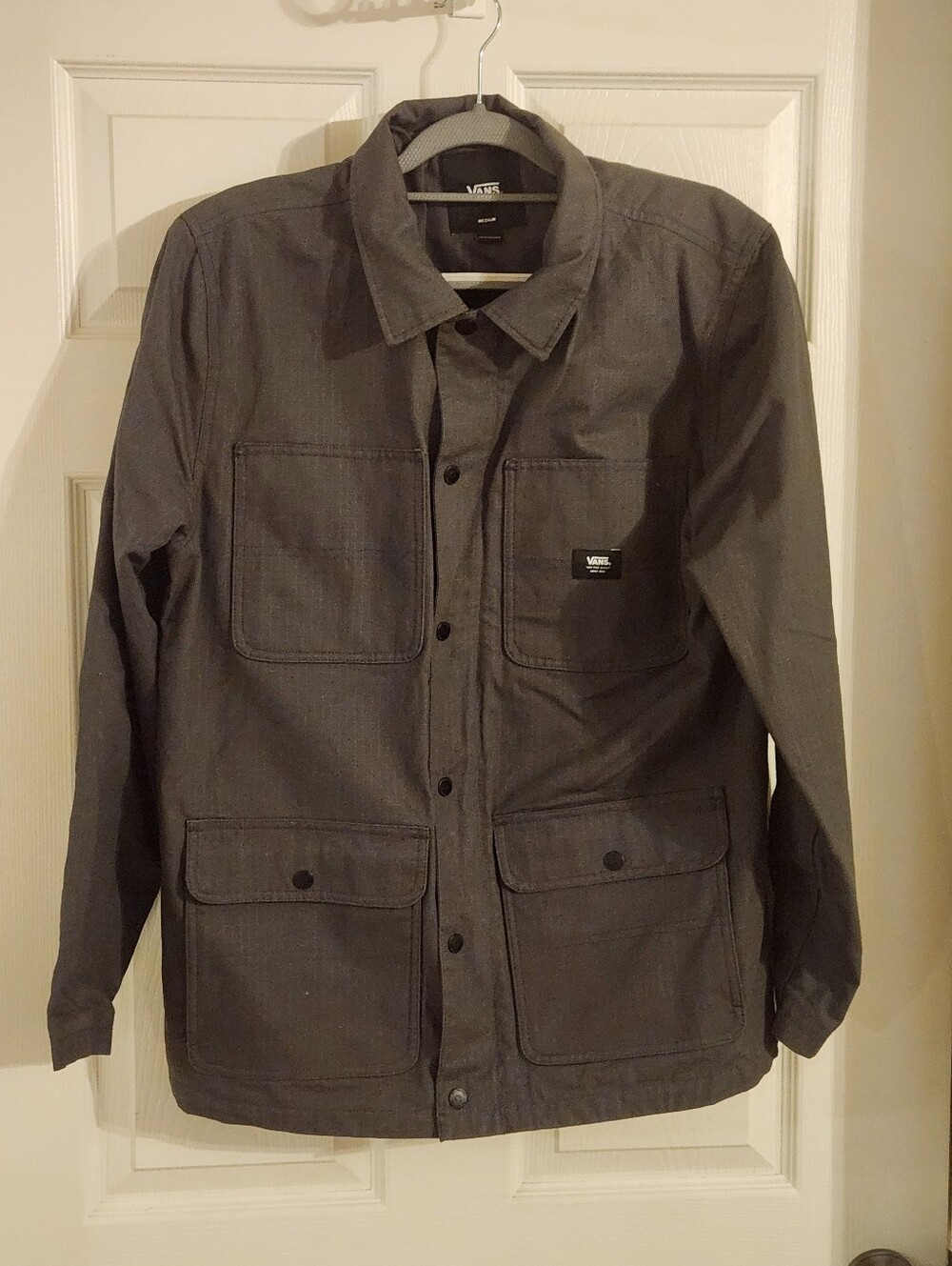 Vans Men's Medium Drill Chore Gray Coat
